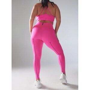 Savage X Fenty Hot Pink Hotline High-Waist Leggings, Size 2X